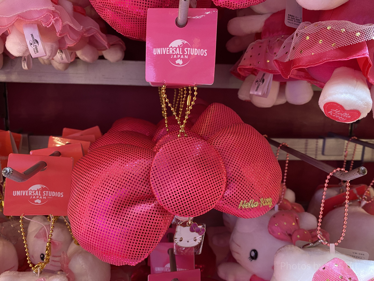 USJ/ハローキティのリボン型キーチェーン| キャステル | CASTEL