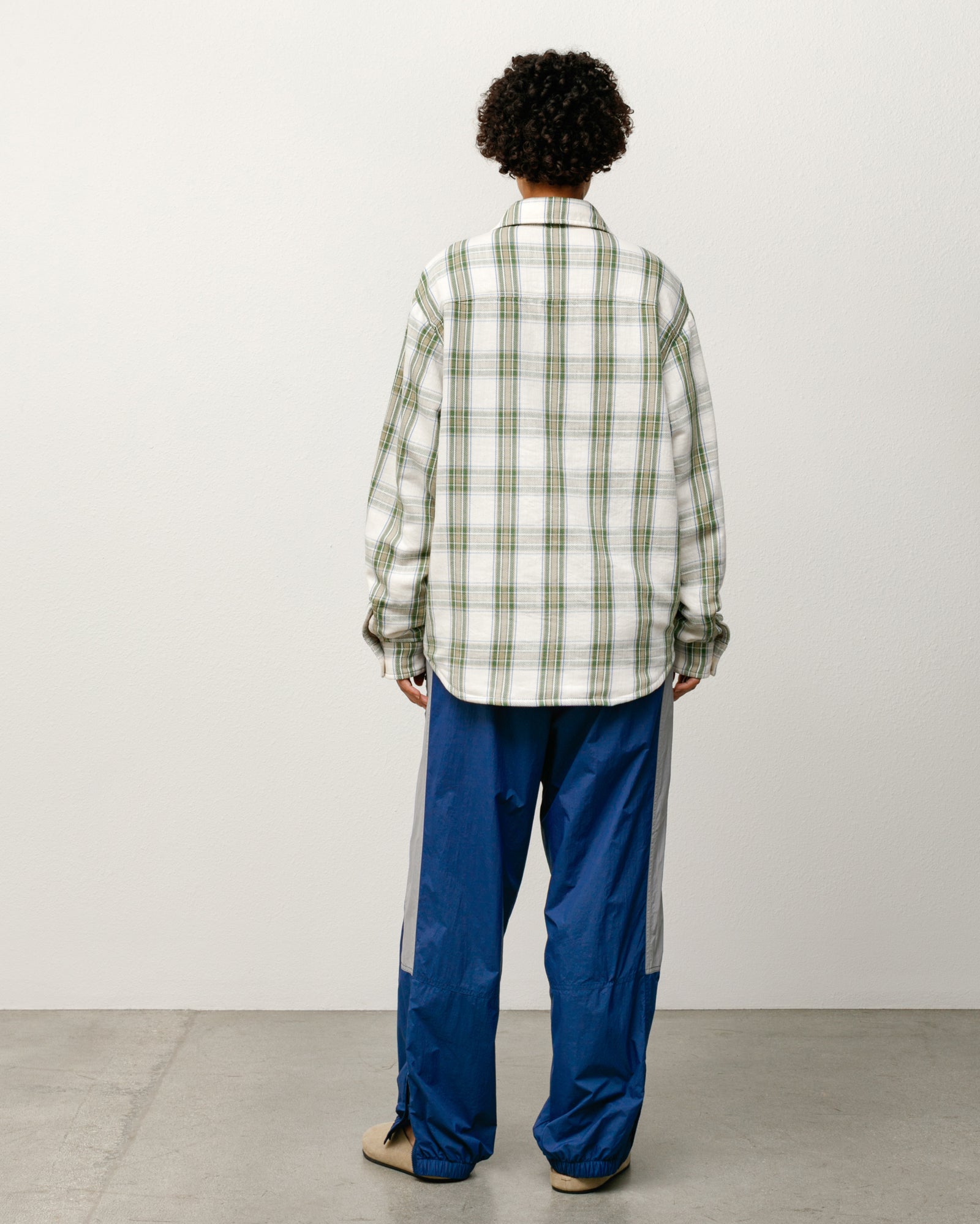 Lau Plaid Shirt Jacket – Off White | Tops & Shirts | Stüssy Canada