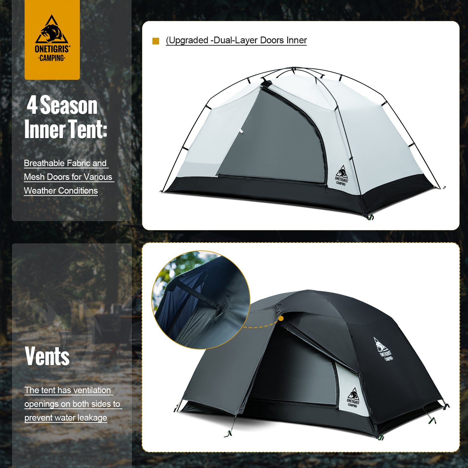 STELLA Camping Tent | OneTigris Camping