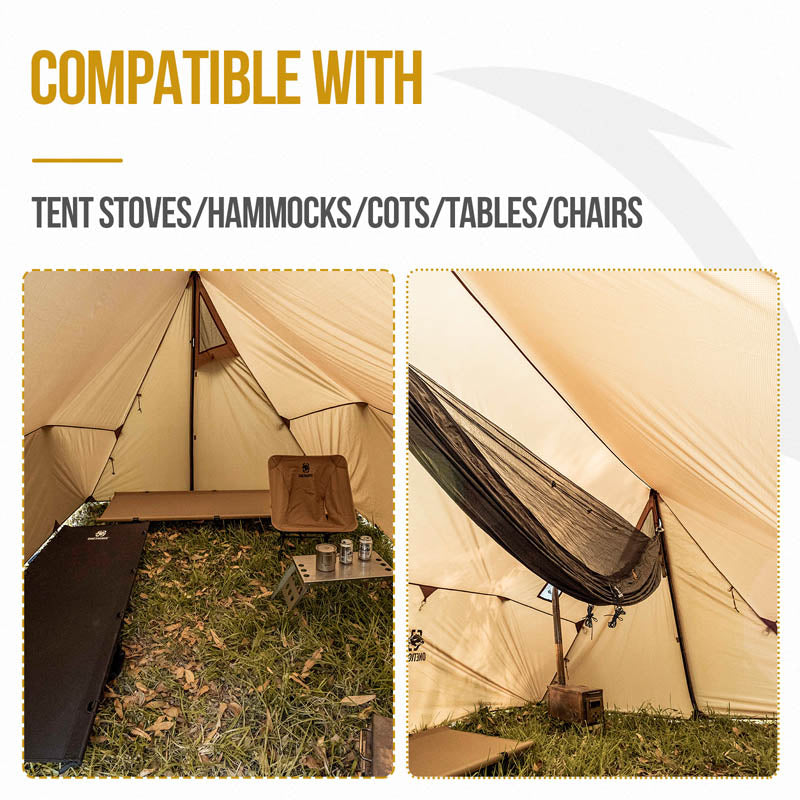 ROCDOMUS Hammock Awning & Hot Tent – OneTigris Camping