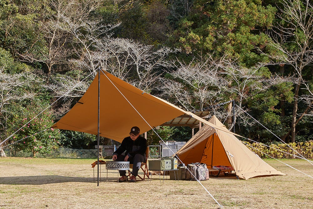 WAQからポリコットン素材の「ヘキサタープTC M/L」登場 | キャンプレビュー