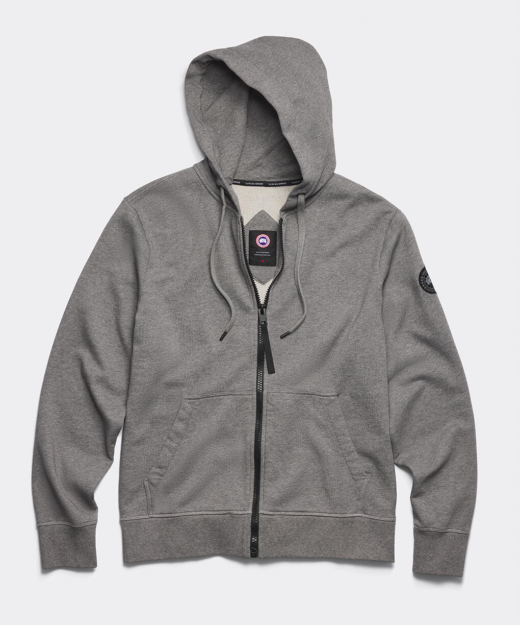 ヒューロン フルジップ フーディー ブラックレーベル(7401MB)｜カナダ