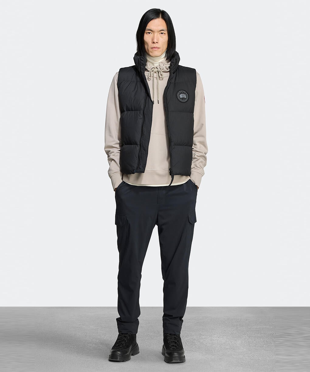 ローレンス パッファー ベスト ブラックレーベル(2804MB)｜カナダ