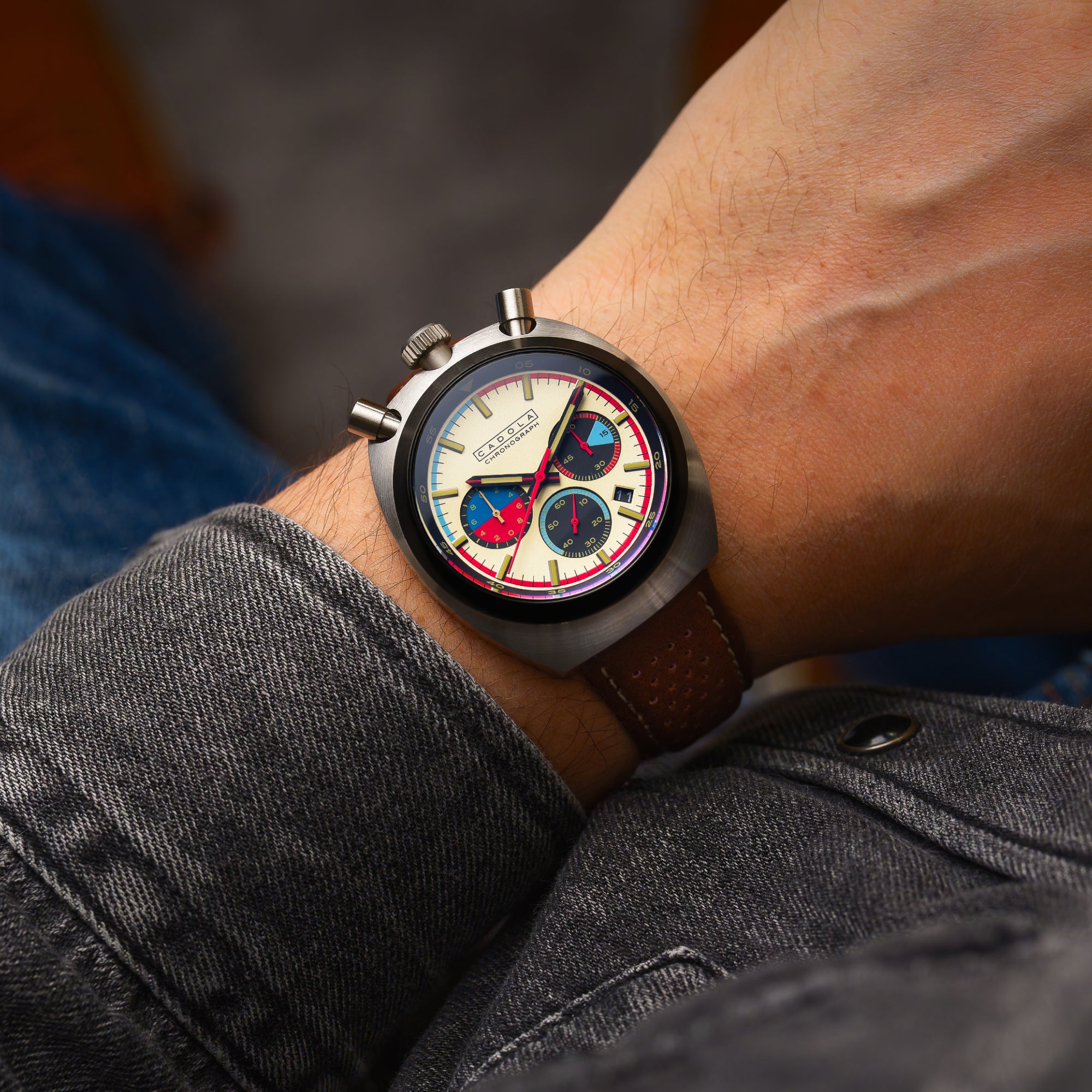 Beige Burnout | Testa Di Toro Chronograph – Cadola1946