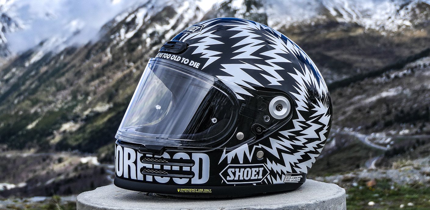 Casque intégral vintage - Shoei Glamster 06 - Neighborhood X DSC TC-5