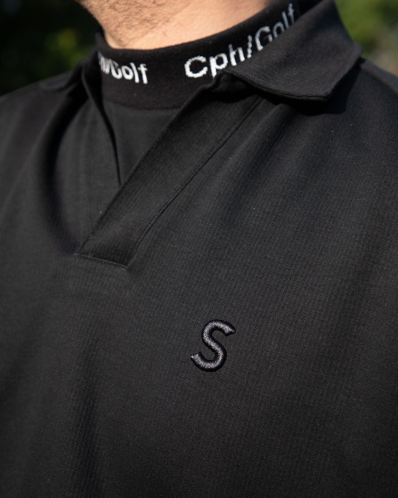 SUPERTHANKS × Cph/Golf™️ #SKIPPER SHIRTS - BLACK - – Cph/Golf™︎