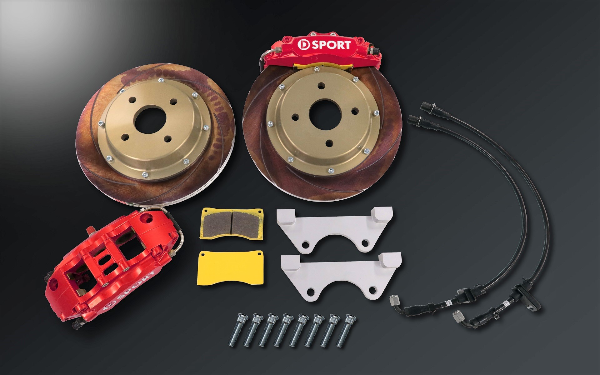 D-SPORT、「コペン」用「ブレーキキャリパーキット」に赤×白の限定