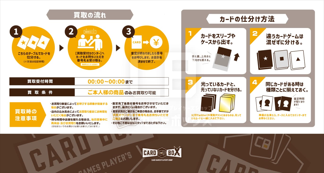 HowTo｜カードボックス‐トレカ販売買取のカードショップCARD BOX