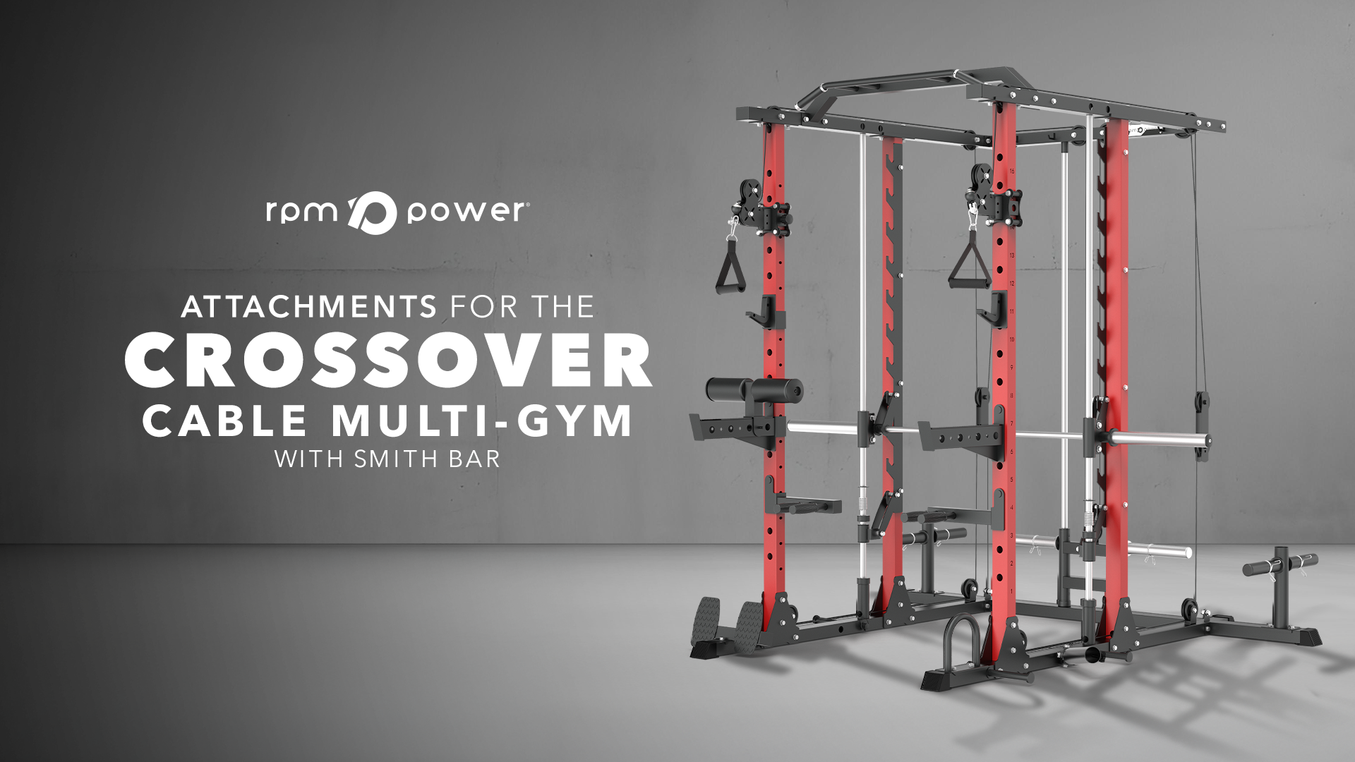 Crossover Multi-Gym with Smith Bar – RPM CARE