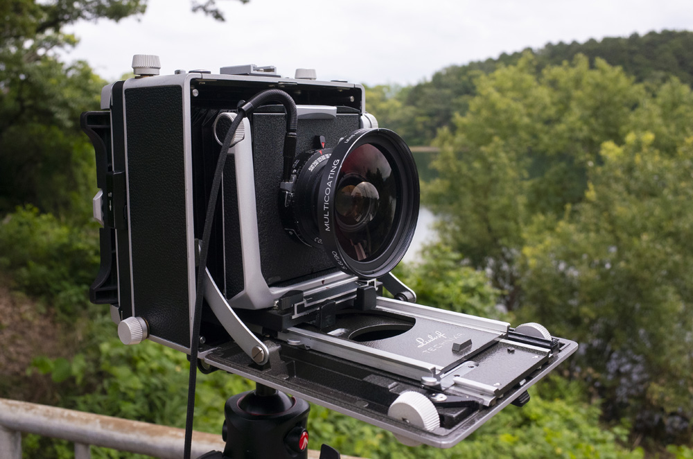 大判カメラを使って6x17で河内長野市の寺ヶ池を撮影してきた - カメラ
