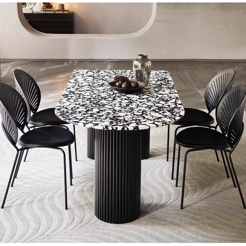 ダイニングテーブル 4人掛け 6人掛け テラゾー 天板 食事テーブル