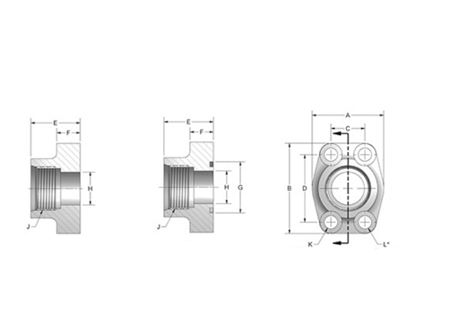 Item # W46-8-8, 1/2 Inch (in) Port Size O-Ring Code 61 CD61 SAE
