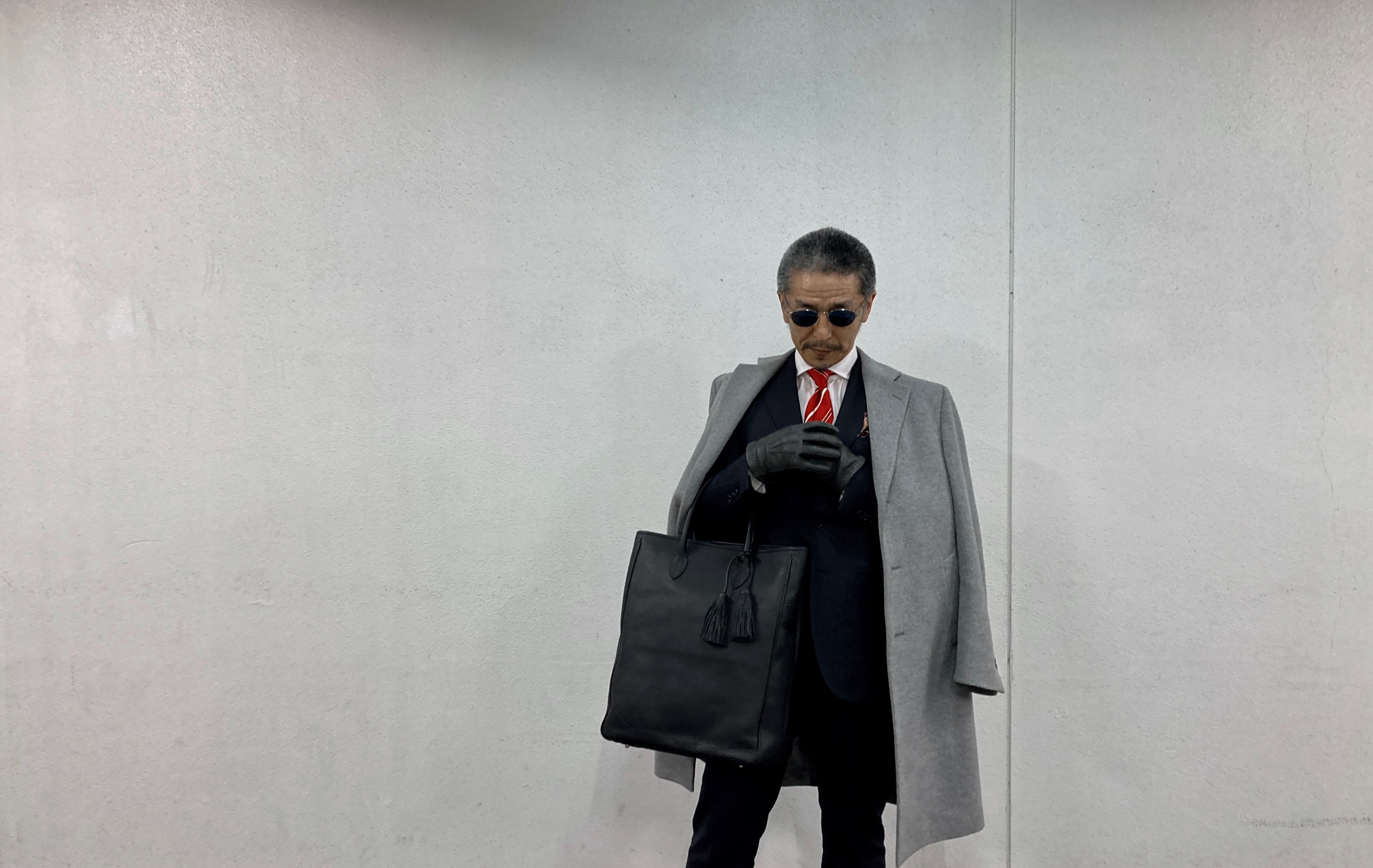 ACATE/アカーテ☆SIROCCO/シロッコ☆黒・縦長トートバッグ | 名古屋市