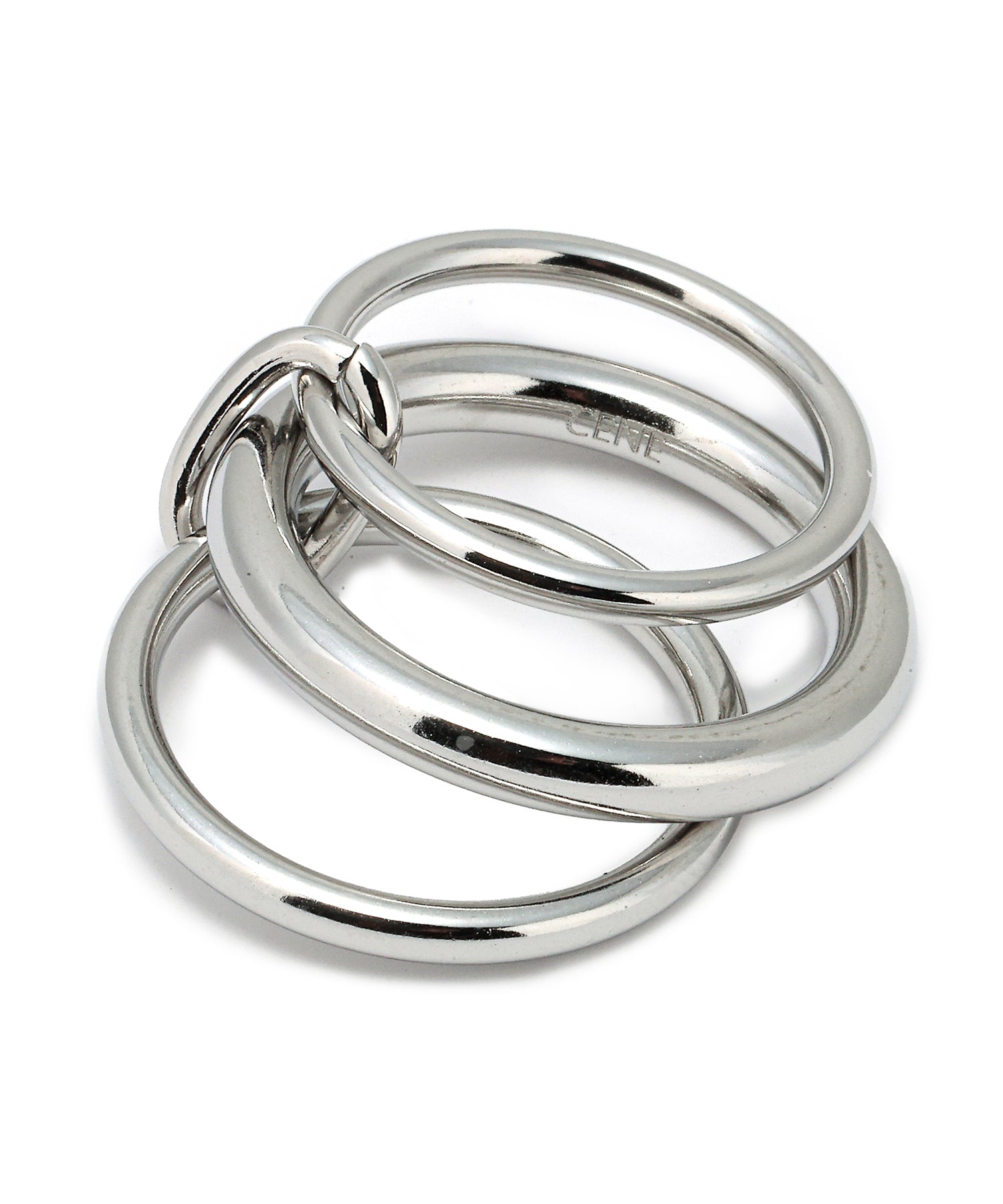 シルバー]トリプルコネクトリング