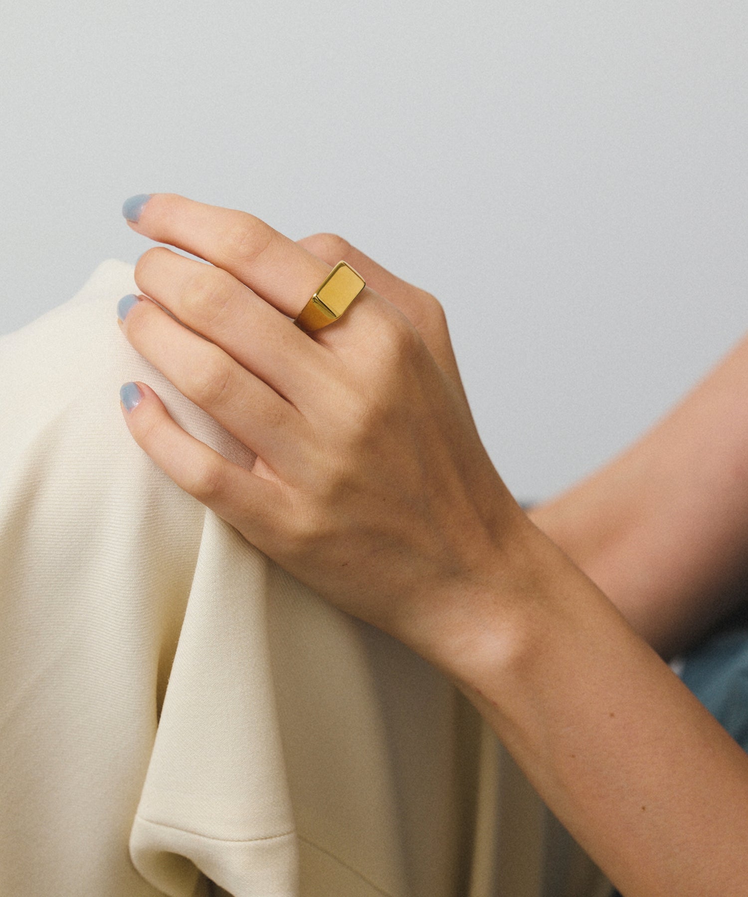 ゴールド]スクエアリング