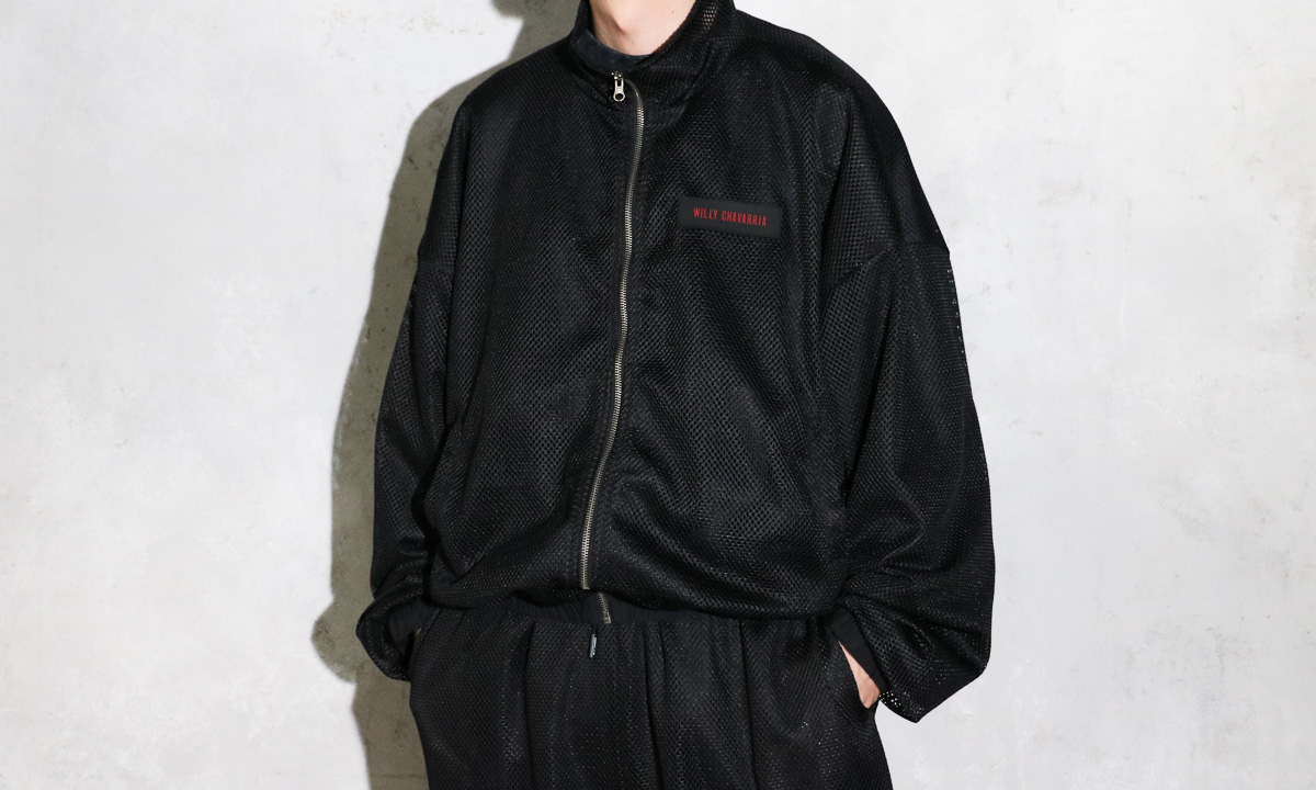 WILLY CHAVARRIA / MESH FULL ZIP JACKET RECYCTEX® – C.E.L.STORE NOTE