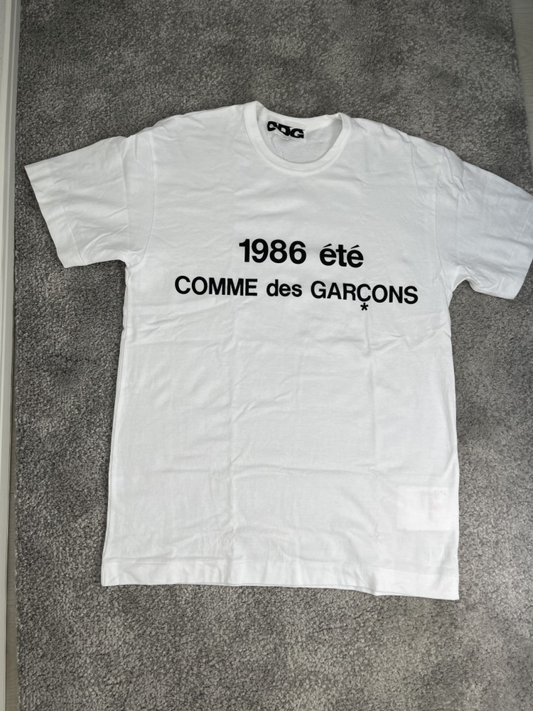 コムデギャルソン CDG 1986 ロゴ 半袖 Tシャツ (COMME des GARCONS/T