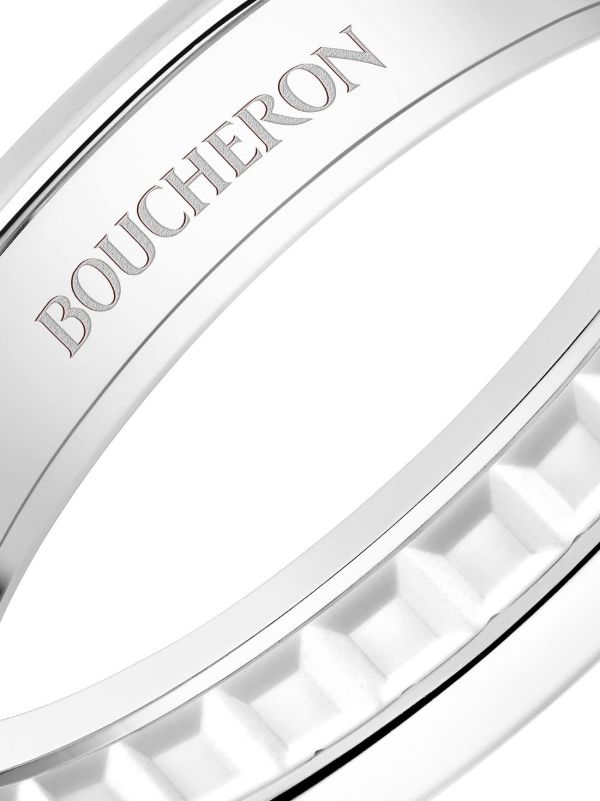 Boucheron Quatre Double White Edition リング 18Kホワイトゴールド