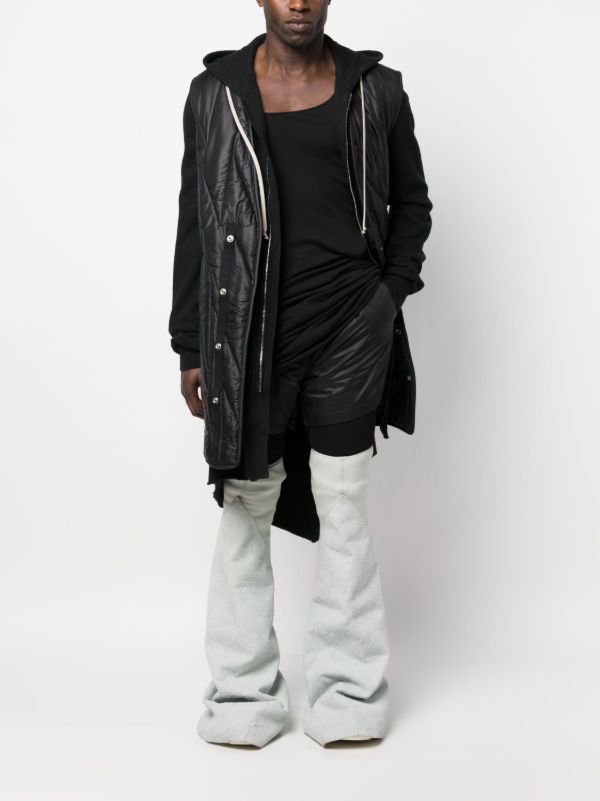 Rick Owens DRKSHDW Fishtail Hooded Parka | Black | FARFETCH