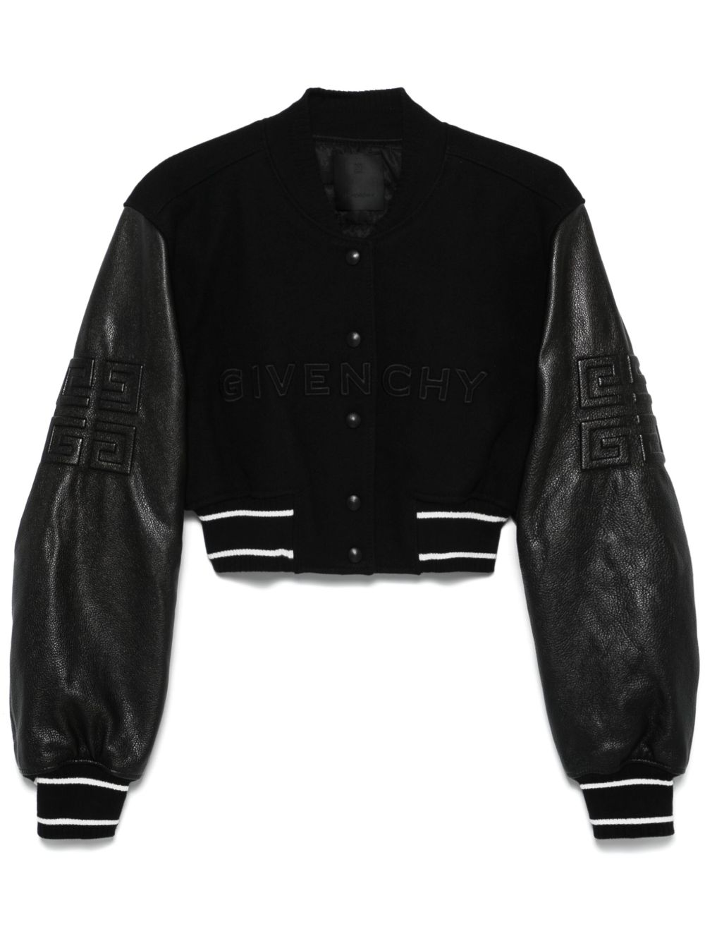 Givenchy クロップド ボンバージャケット | ブラック | FARFETCH JP