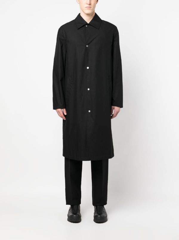Jil Sander ロゴ コート | ブラック | FARFETCH JP