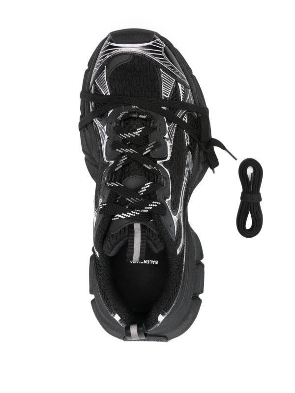 Balenciaga 3XL Panelled Sneakers | Black | FARFETCH SG