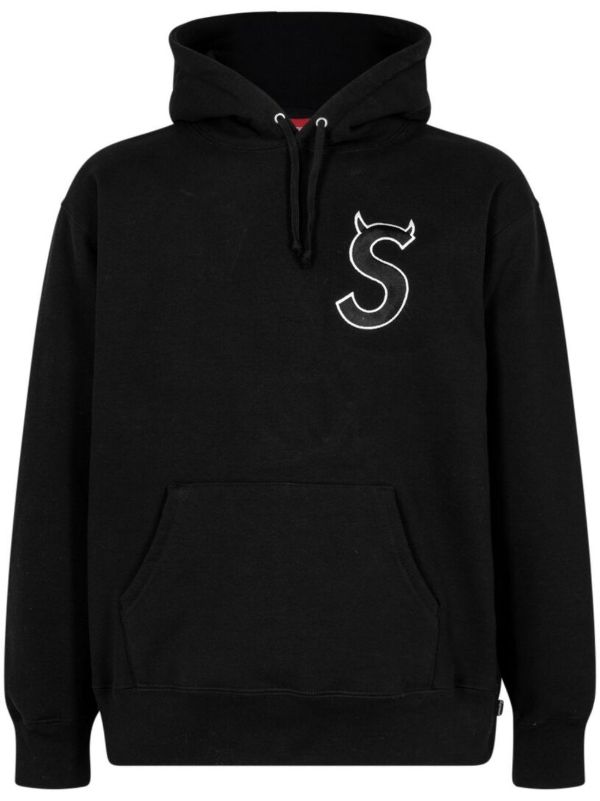 Supreme S ロゴ パーカー | ブラック | FARFETCH JP