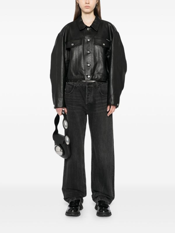 Alexander Wang Jean ジャケット | ブラック | FARFETCH JP