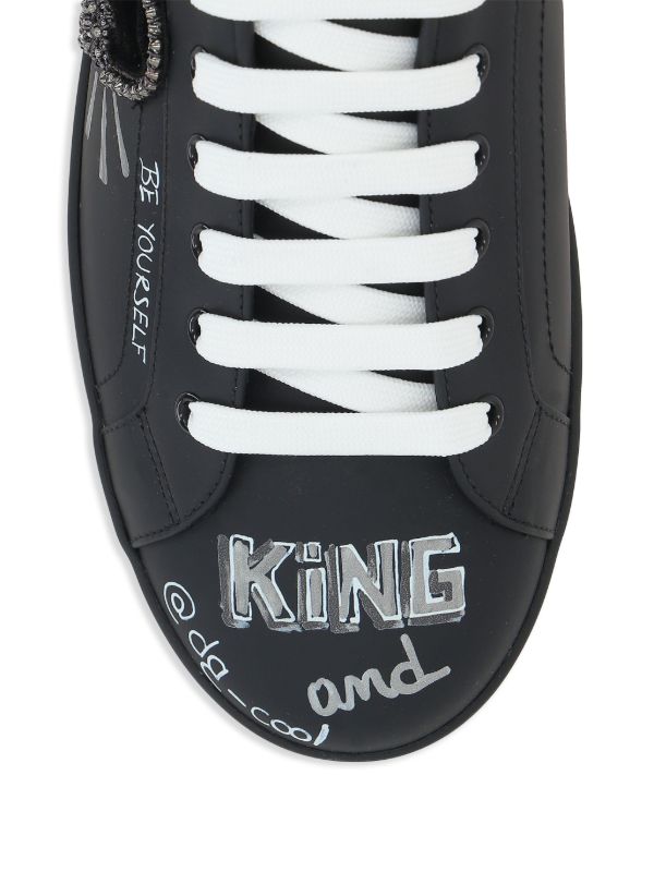 Dolce & Gabbana ポルトフィーノ スニーカー | ブラック | FARFETCH JP