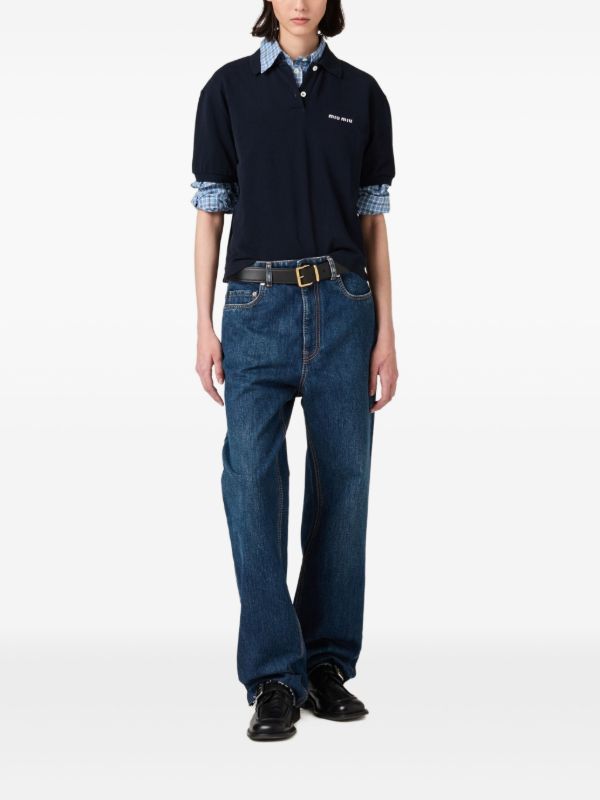 Miu Miu デニムジーンズ | ブルー | FARFETCH JP