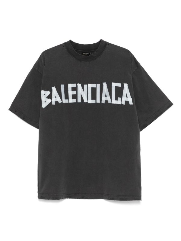 Balenciaga Tape Type Tシャツ | ブラック | FARFETCH JP