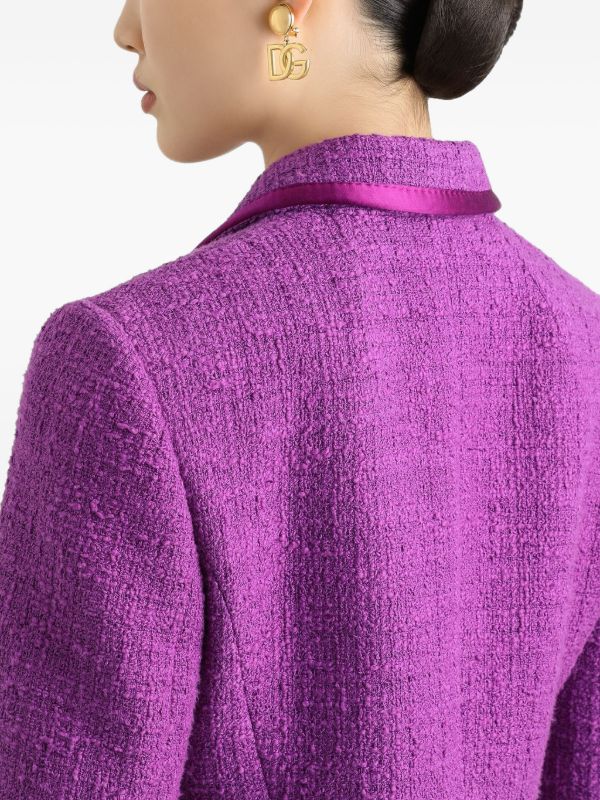 Dolce & Gabbana DNA ツイードジャケット | パープル | FARFETCH JP