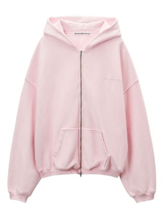 Alexander Wang ジップアップ パーカー | ピンク | FARFETCH JP