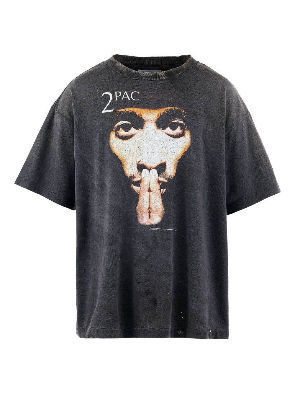 SAINT MXXXXXX 2Pac Tシャツ | ブラック | FARFETCH JP