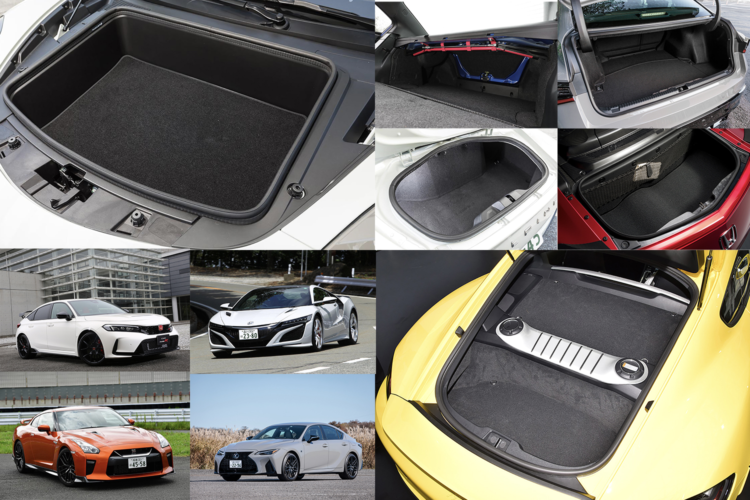 積載力自慢のスポーツカーがこんなにあった！ ドライブも旅行も1台で