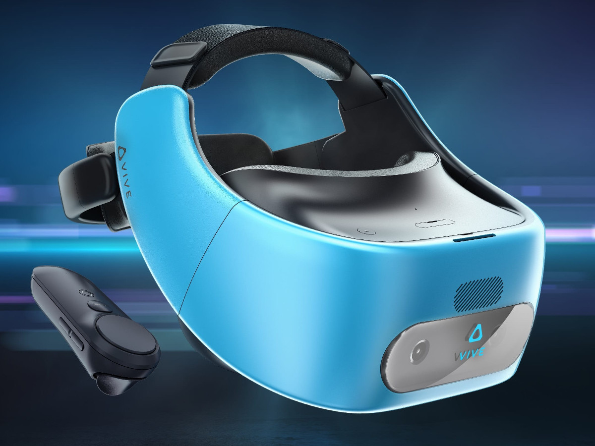 被ると即起動、ケーブルレスで歩行自由、レノボの一体型VRヘッドセット