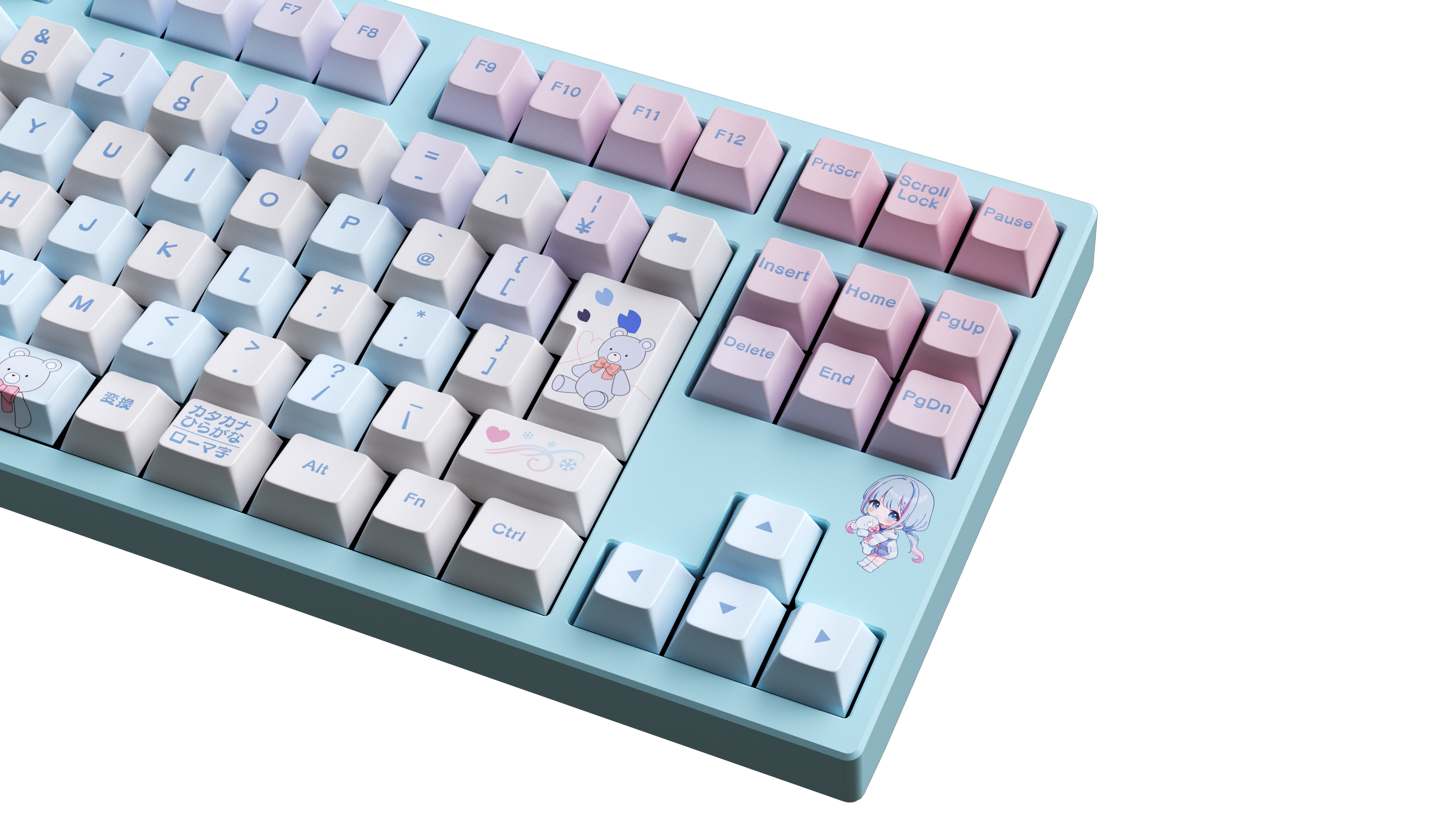 碧依さくら×AMICIS】ゲーミングキーボード 80HE 日本語配列 | 公式