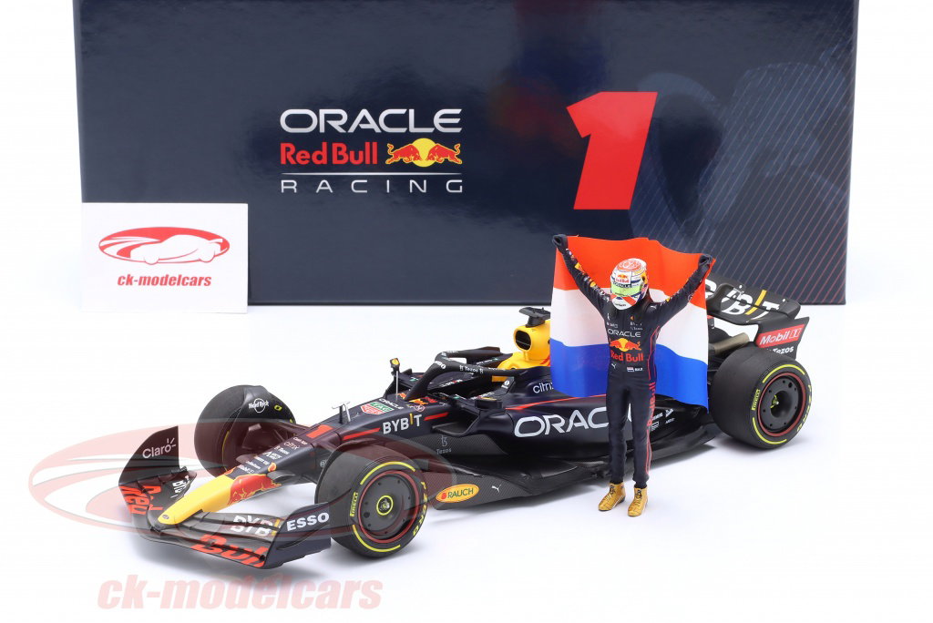 Minichamps 1:18 M. Verstappen Red Bull RB18 #1 勝者 オランダの GP