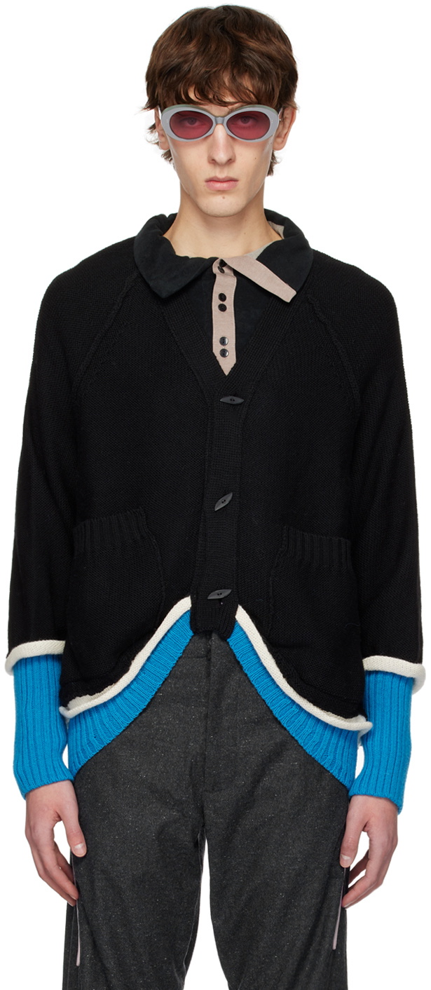 Kiko Kostadinov Black Iblish Cardigan Kiko Kostadinov