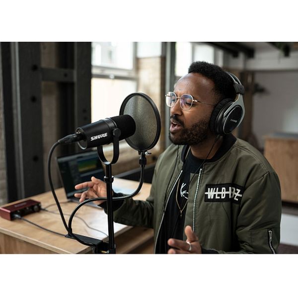SHURE ポッドキャスト・マイクロホン/ブラック(XLR出力) MV7X-J 1個
