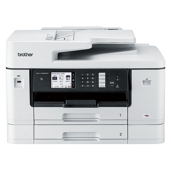 ブラザー A3インクジェット複合機 FAX ADF MFC-J7300CDW 1台 - アスクル