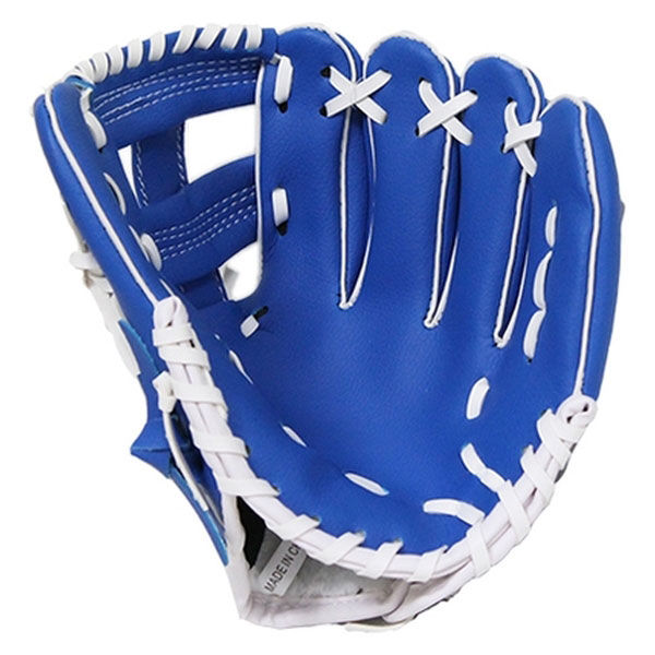 マルシン産業 少年用野球グローブ ブルー NS-452 1個（直送品） - アスクル