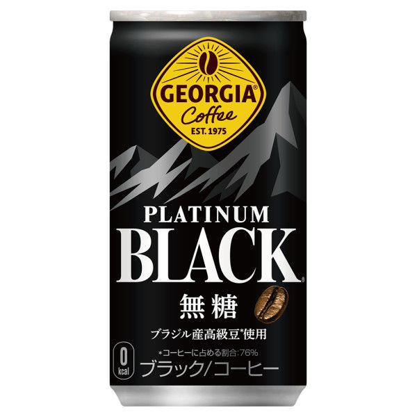 缶コーヒー】コカ・コーラ ジョージア プラチナムブラック 185g 1箱
