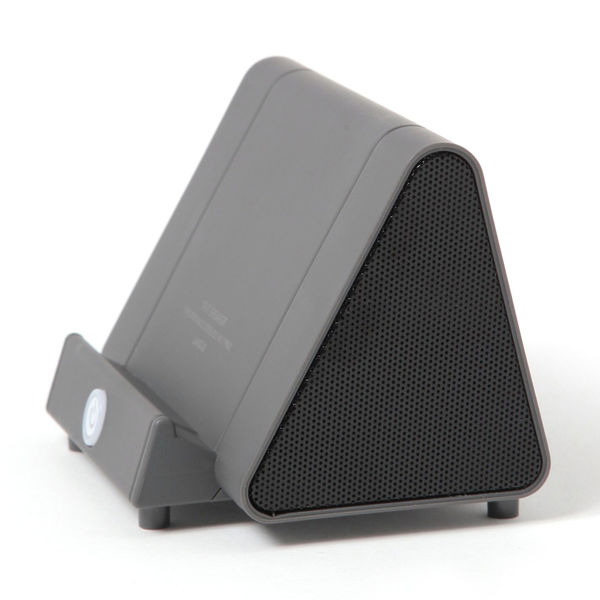 置くだけスマホスピーカー チャコール LAKOLE/ラコレ - アスクル