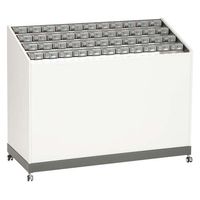 ミヅシマ工業 【60本立】側面カバーが付いたダイヤル鍵付き傘立て