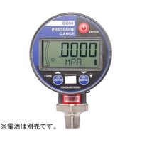 長野計器 高精度電池式デジタル圧力計 ー0.1~0.2MPa