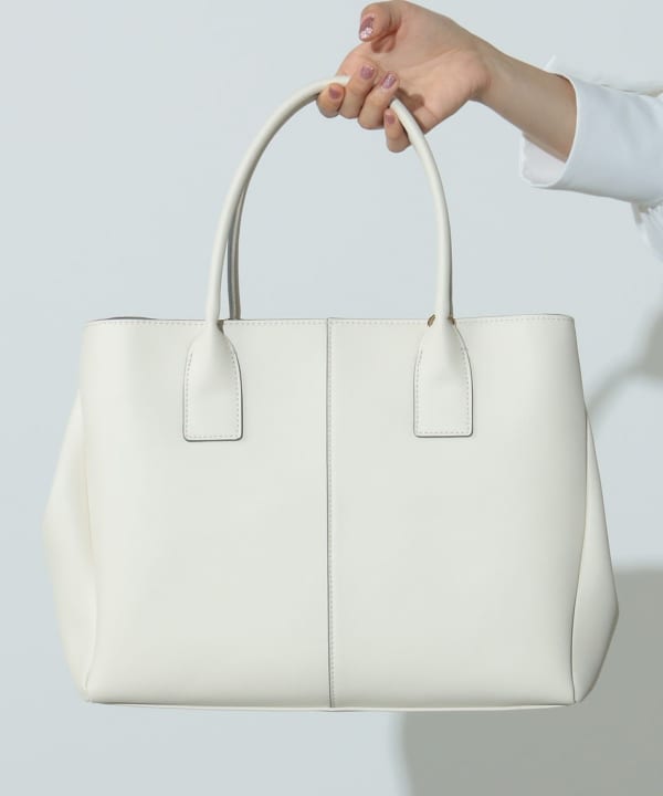 BEAMS HEART（ビームス ハート）2WAY スムースレザー トートバッグ（A4