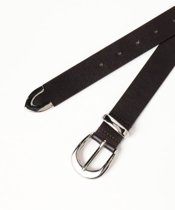 BEAMS（ビームス）レザー ウエスタン ベルト（ファッション雑貨 ベルト