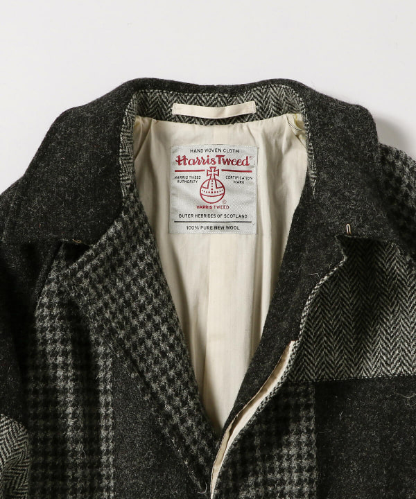 BEAMS PLUS Bal BEAMS PLUS Coat Harris Tweed Patchwork (Coat Bal