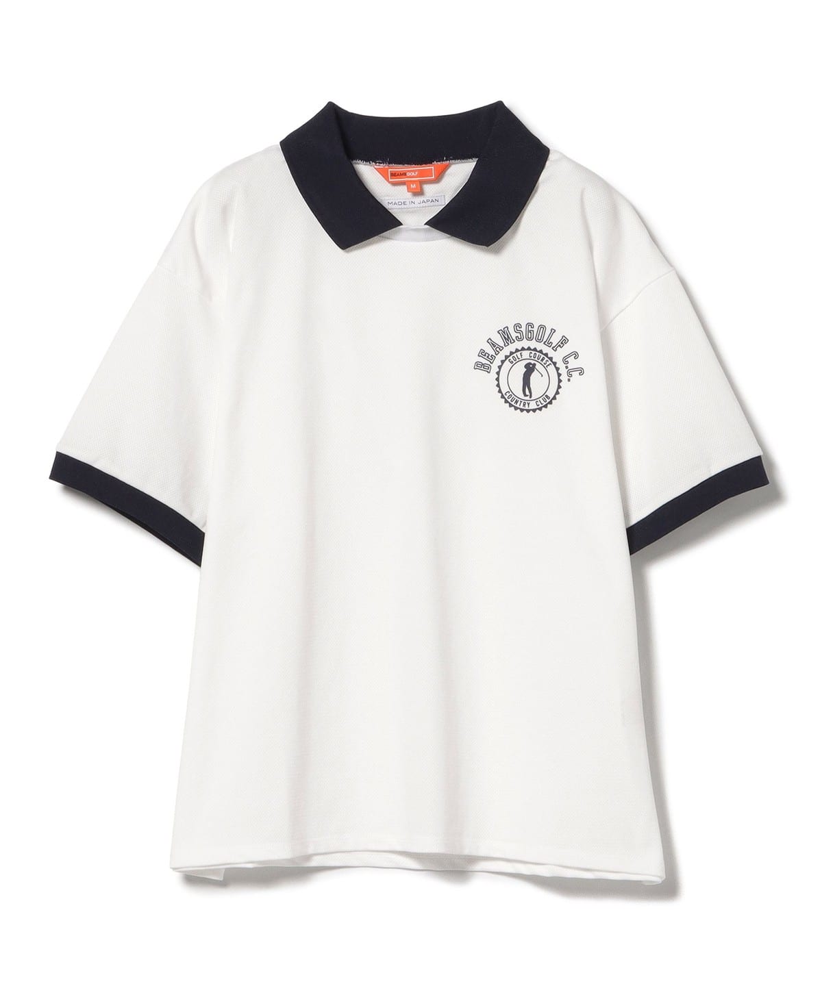 BEAMS GOLF（ビームス ゴルフ）ORANGE LABEL / クレリック襟付 プル